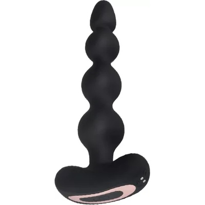 Mokko Анален вибратор Медицински силикон "ANDREW BLACK" 19 см Wireless