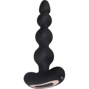 Mokko Анален вибратор Медицински силикон "ANDREW BLACK" 19 см Wireless