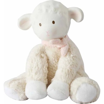 Tikiri Toys Плюшена играчка Tikiri - Агънцето Лукас с розов шал (94001P)