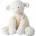 Tikiri Toys Плюшена играчка Tikiri - Агънцето Лукас с розов шал (94001P)