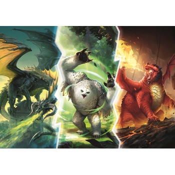 Trefl - Puzzle Dungeons & Dragons: Honor among Thieves, Legendary Monsters of Faerun - 1 000 piese