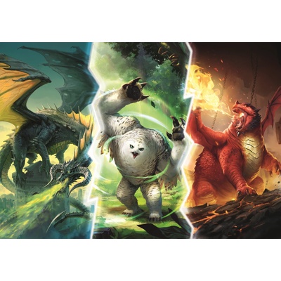Trefl - Puzzle Dungeons & Dragons: Honor among Thieves, Legendary Monsters of Faerun - 1 000 piese