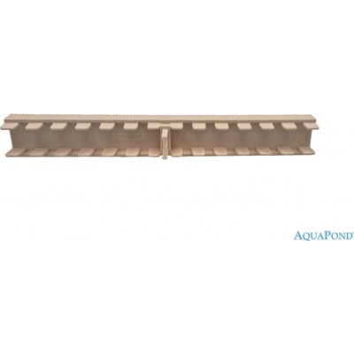 Astralpool Přelivová mřížka Roll rošt oboustranná 245 x 35 mm slonová kost