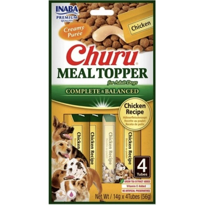 Inaba Churu Meal Topper dog Kura 4 tuby 56 g