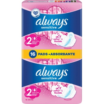 Always Ulra Sensitive Long hygienické vložky 16 ks