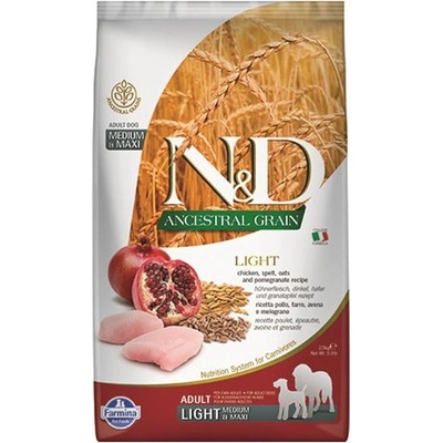 N&D Low Grain Dog Adult Light Chicken & Pomegranate 2,5 kg