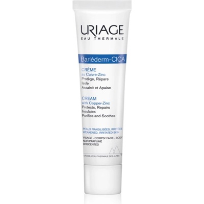 Uriage Bariéderm Cica-Cream with Copper-Zinc reparativní krém s obsahem mědi a zinku s panthenolem 40 ml