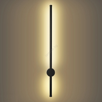 Brilagi - LED външно стенно осветително тяло AURA LED/12W/230V 3000K IP54 черно (BG2398)