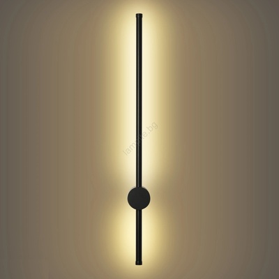 Brilagi - LED външно стенно осветително тяло AURA LED/12W/230V 3000K IP54 черно (BG2398)