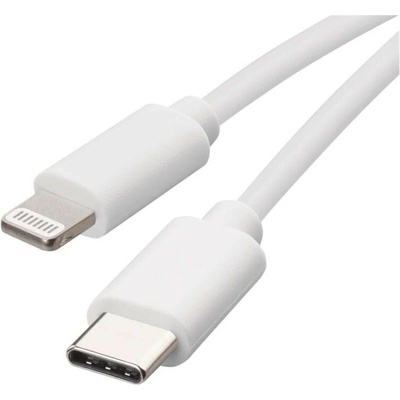 Emos SM7015W Nabíjací a dátový USB-C 2.0 / Lightning MFi, 1m, bílý