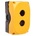 Lovato Electric 2-hole cassette housing 22mm yellow IP67 LPZP2A5