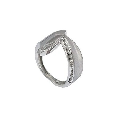 Infinitysilver Stříbrný prsten se zirkony na boku OR290