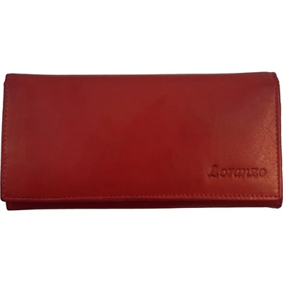 Loranzo dámska kožená peňaženka červená