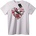 NOONEBRAND Тениска със сърце - XL, White