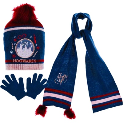 SOUPRAVA čepice ŠÁLA A RUKAVICE HARRY POTTER