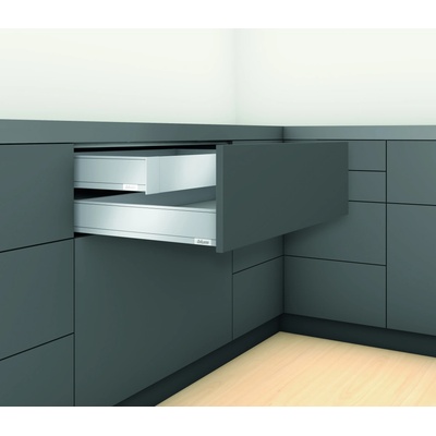 BLUM K-BLUM Legrabox M 550mm/70 kg, Tip-on karbon čierná CS-M vnútorná