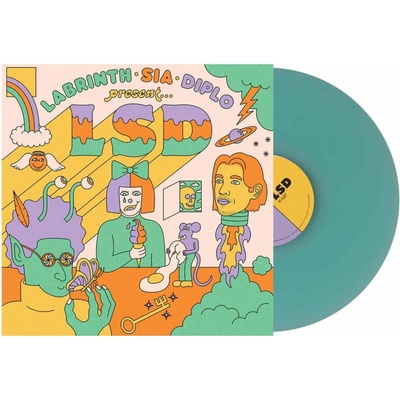 LSD Labrinth Sia & Diplo Present LSD 5th Anniversary Coloured Re-Issue Vinyl LP