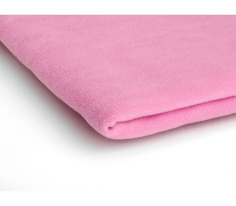Microfleece farba ružová 20