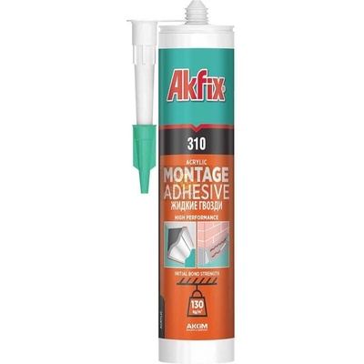 AKFIX ЛЕПИЛО М-ЖНО 310 Т. ПИРОН 310ml. ACRYL