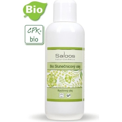Saloos Bio slnečnicový rastlinný olej lisovaný za studena 250 ml
