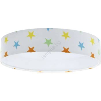 BPS Koncept Led Плафониера galaxy kids led/24w/230v звезди цветен (bs0574)