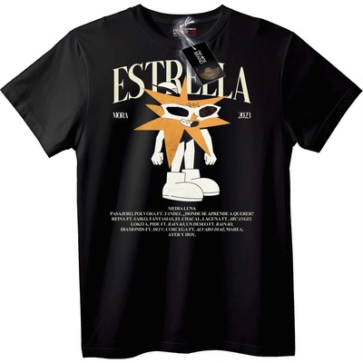 NOONEBRAND Тениска Estrella Музика 2023 - XS, White
