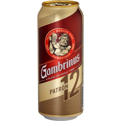 Gambrinus Patron 12° 5% 0,5 l (plech)