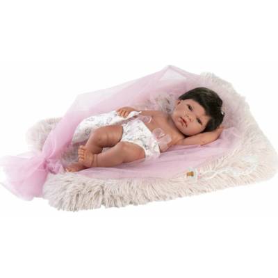 Llorens 73804 NEW BORN dievčatko realistická bábätko s celovinylovým telom 40 c