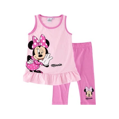 Disney Minnie tielko a capri legíny ružová
