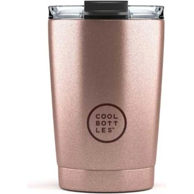 Cool Bottles Termohrnček z nehrdzavejúcej ocele Metallic Rose 330 ml
