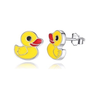 NUBIS® dětské stříbrné kačenky žluté NB-3151