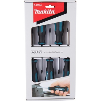Makita E-10534 sada poklepových skrutkovačov 5ks (TORX)