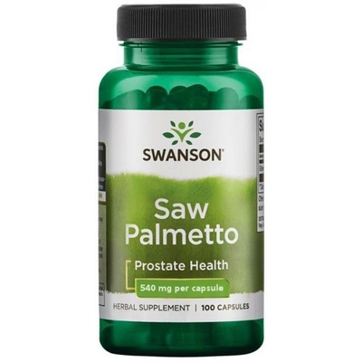 Swanson Saw Palmetto, 540 mg, 100 капсули, Swanson (SW909)