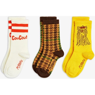Rodini 3 pack ponožek Mou Mou Multi