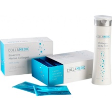 Collamedic sada kolagenový prášek 60 sáčků + tělové mléko 30 ml + Vitamín C 60 kapslí