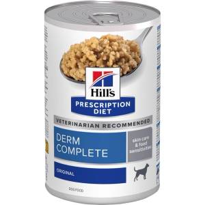 Hill's Hill s Prescription Diet Derm Complete Алергия и грижа за кожата за кучета 370 г