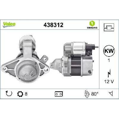 VALEO Startér VALEO ORIGINS NEW OE TECHNOLOGY VA 438312