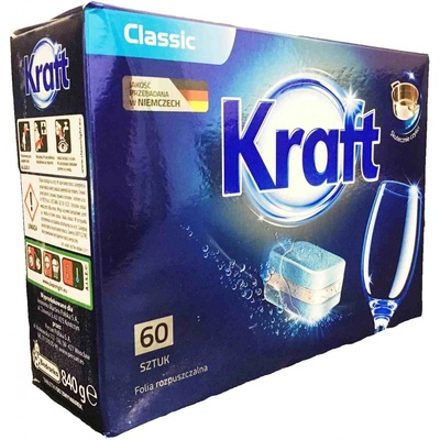 Kraft tablety do myčky Classic v rozpustné folii 60 ks