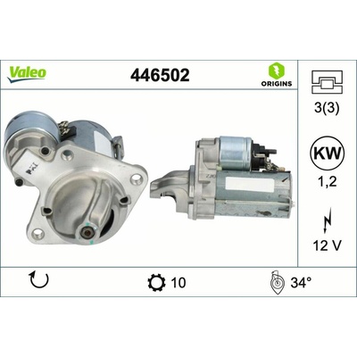 Štartér VALEO 446502