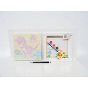 Fisher Price *PAINTING after no. 20x20 cm, dinosaur, fol