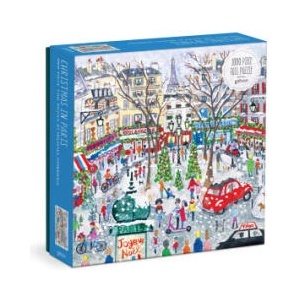 Michael Storrings Christmas in Paris 1000 Piece Foil Puzzle (2024)