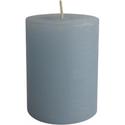 SVÍČKA rustiek 80/60 mm eisblau