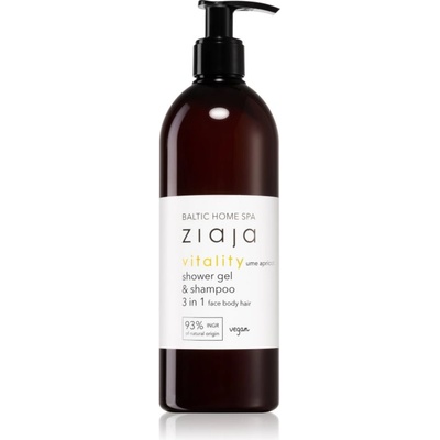 Ziaja Baltic Home Spa Vitality душ гел за лице, тяло и коса 500ml