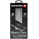 Powerbanky Swissten Black Core Slim Power Bank 10000 mAh