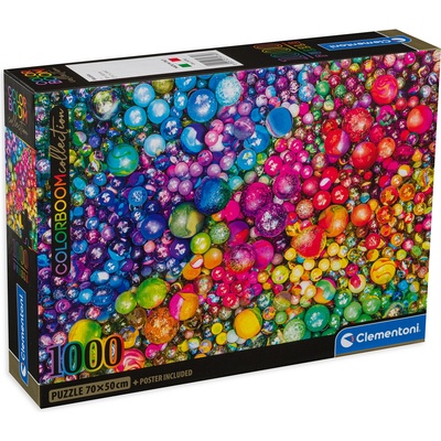 Clementoni Пъзел Clementoni от 1000 части - Цветни топчета (39780)