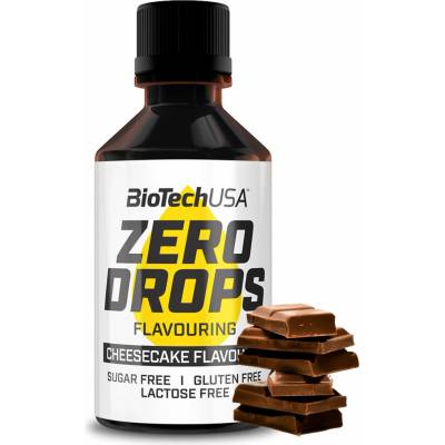 BioTech USA Zero Drops horká čokoláda 50 ml