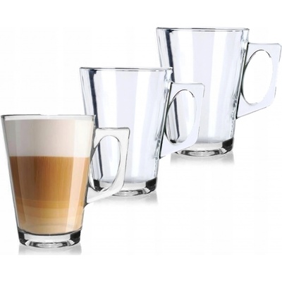 MAKRO Šálka sklo 3ks 250 ml