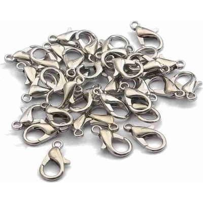 Pro Háčkování Karabinka 12 x 7 mm nikl