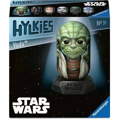 RAVENSBURGER 3D puzzle Hylkies: Star Wars: Yoda 54 ks