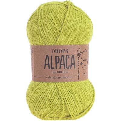 Příze DROPS Alpaca uni colour 2916 - limetková